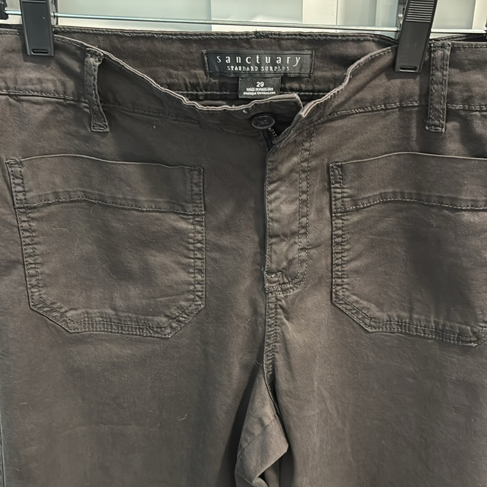 Sanctuary Light Black Casual Pants-New without tags-Ordered wrong size.